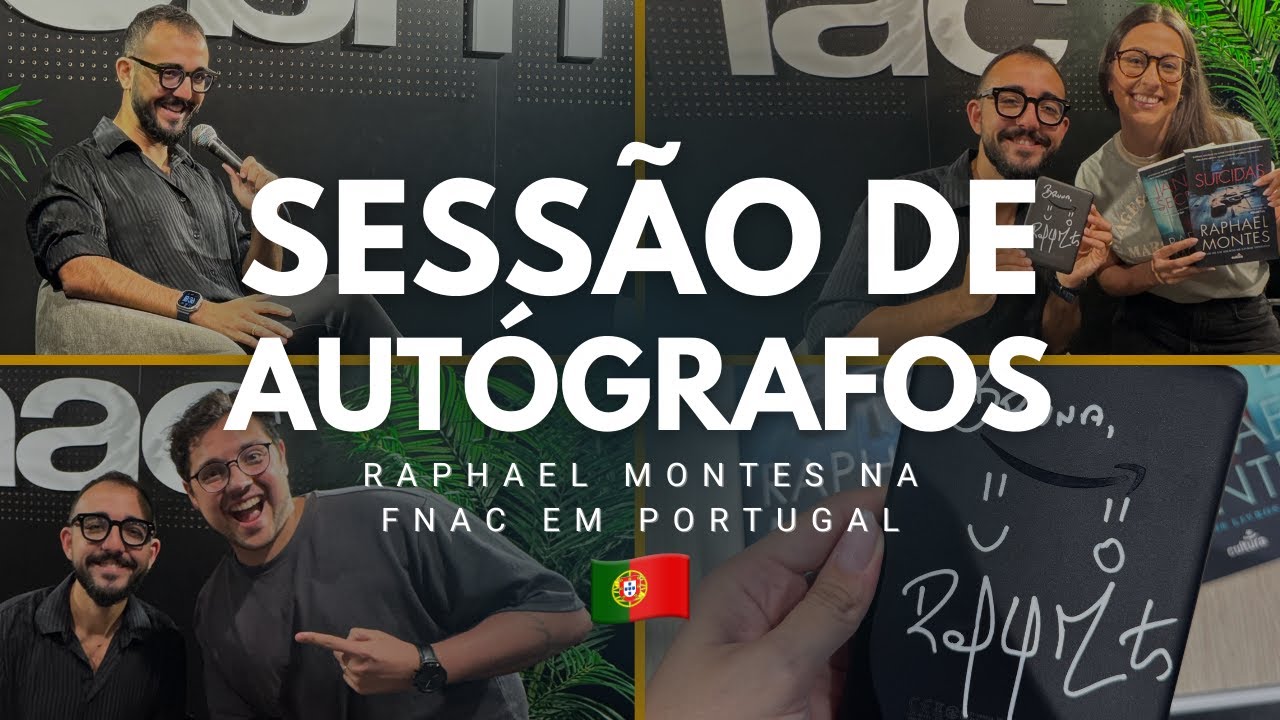 VLOG FNAC PORTUGAL: SESSÃO de AUTÓGRAFOS com RAPHAEL MONTES no NORTE SHOPPING em PORTO