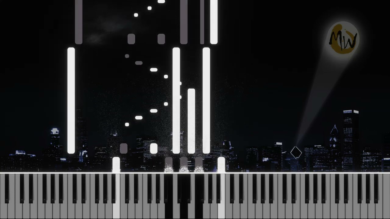 arpeggios - modulation with diminished chords by halfsteps for piano