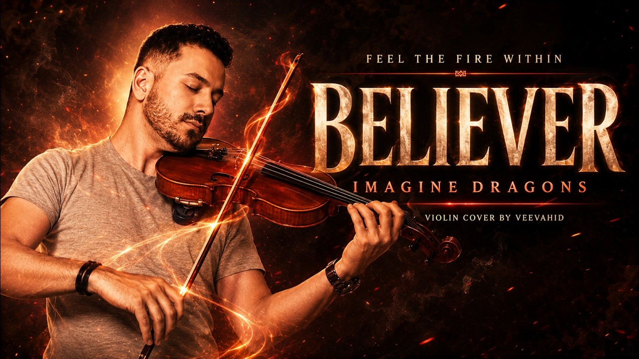 Believer - Imagine Dragons Violin Cover | Veevahid