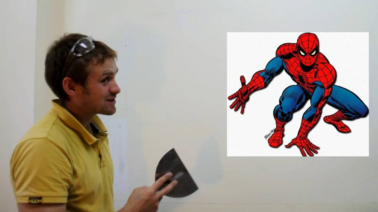 как шпаклевать стены самому, простая техника ,русские субтитры