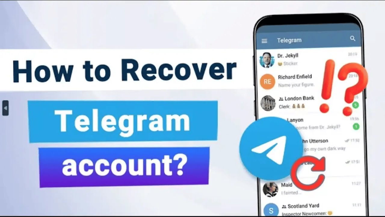 Как восстановить аккаунт Telegram?