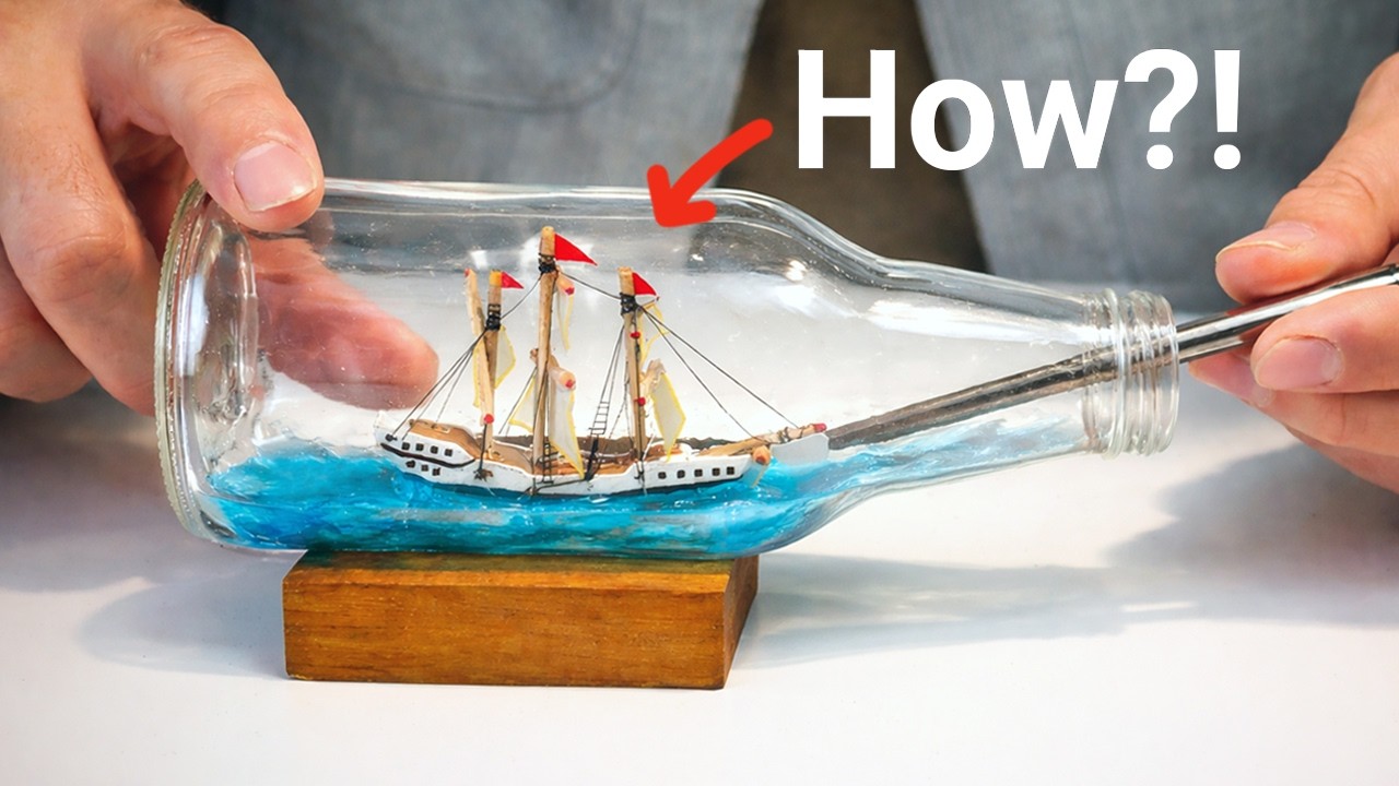 I Tried the Impossible Art of Building a Ship in a Bottle