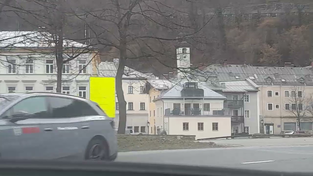 Hallein, Salzburg, Autofahrt, Austria 