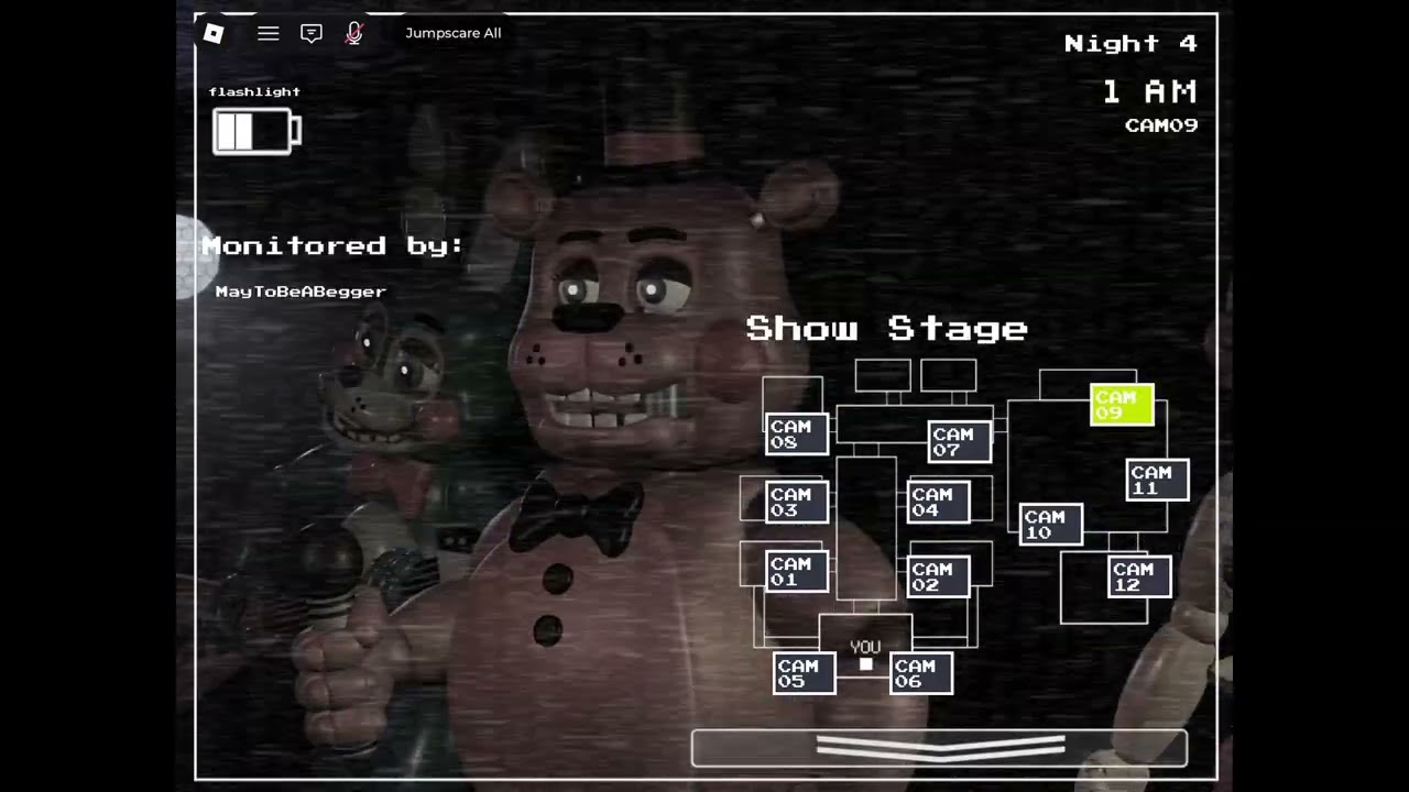 Playing fnaf!