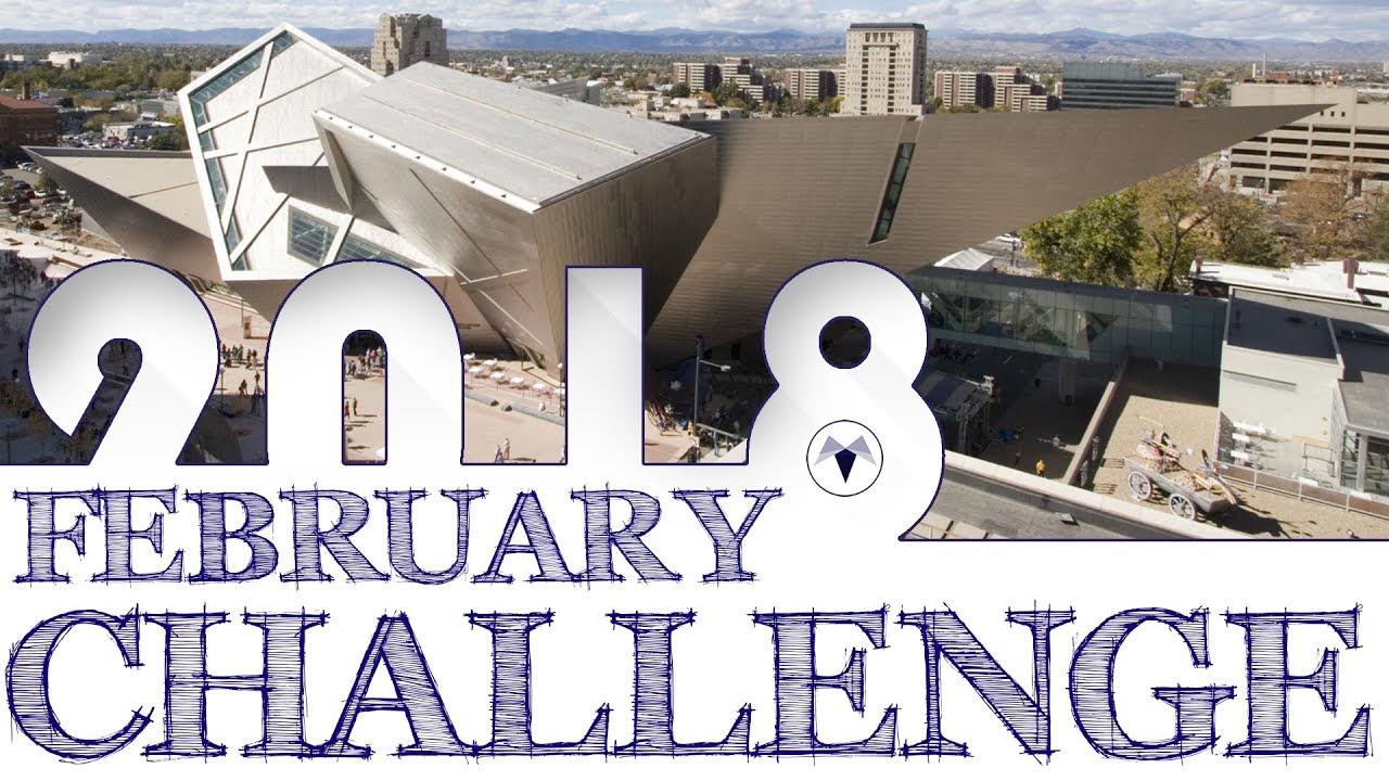 February challenge - 2018 - Architecture Daily Sketches
