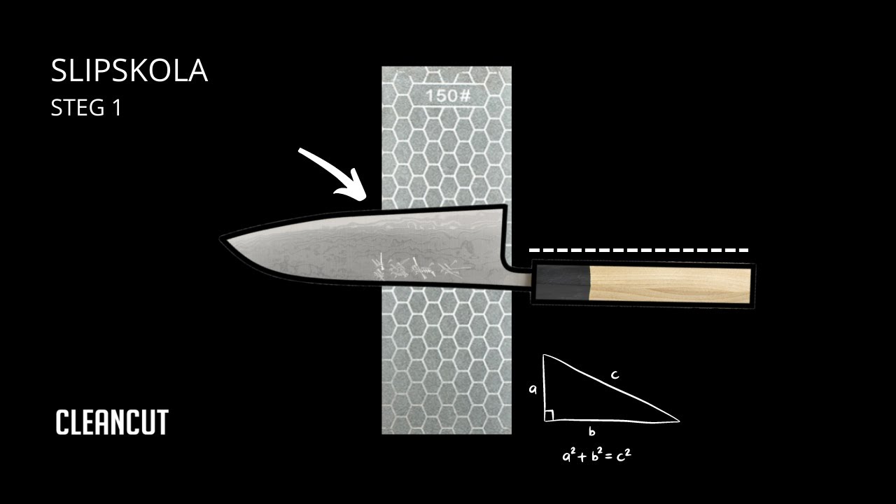 Så slipar du en kniv | STEG 1