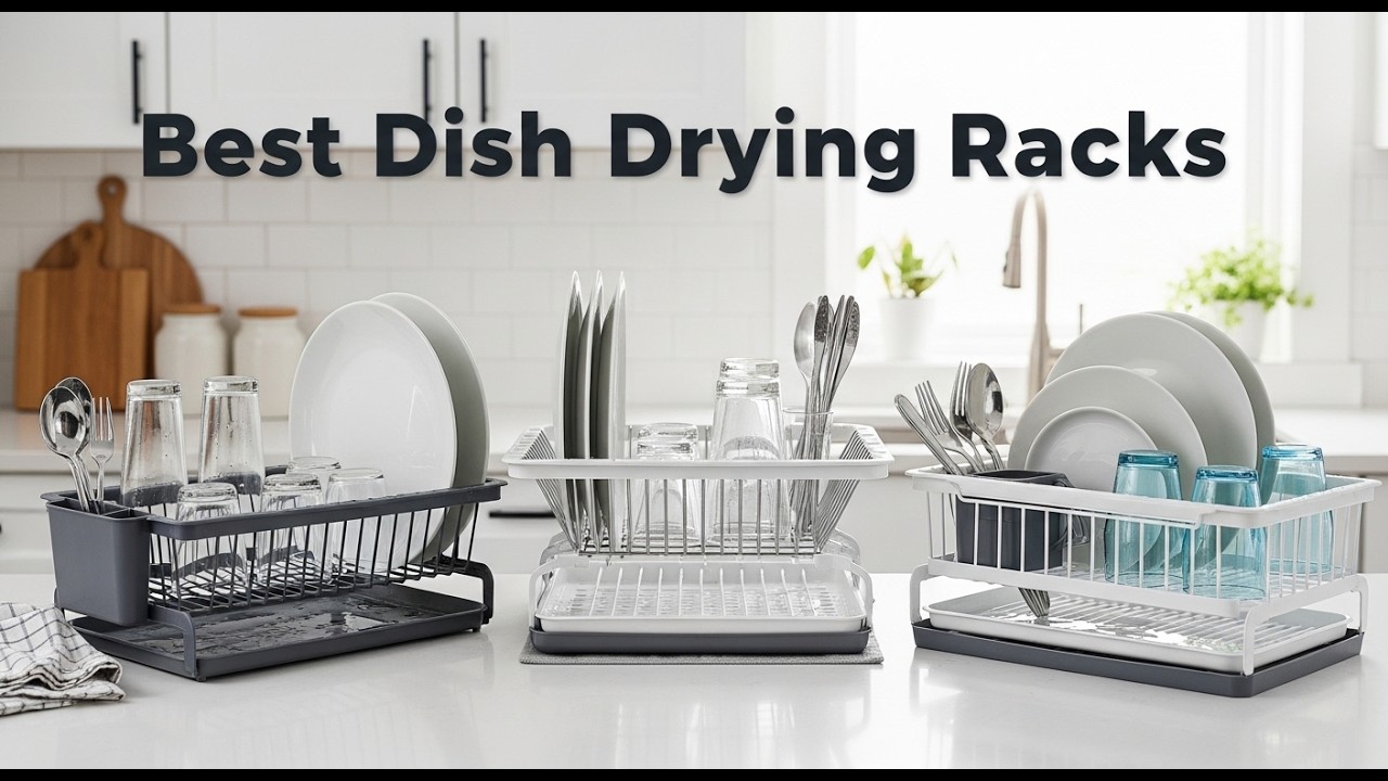 TOP 5 Best Dish Drying Racks 2026 | Over sink dish rack review