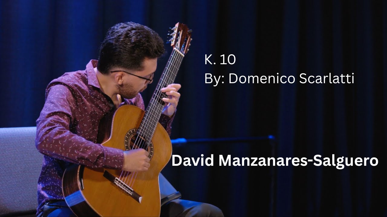 Sonata K.10 by Domenico Scarlatti played by David Manzanares-Salguero | Ex-Aequo Residency