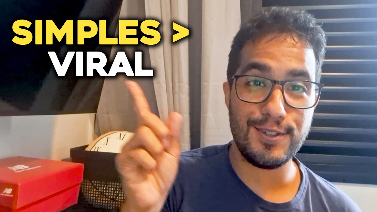 Por que estou apostando em vídeos simples em vez de virais