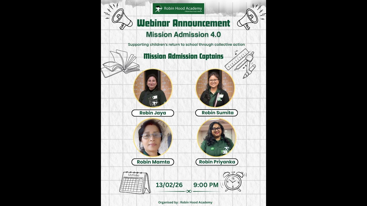 LIVE | AIRS + Mission Admission 4.0 | Robin Hood Academy