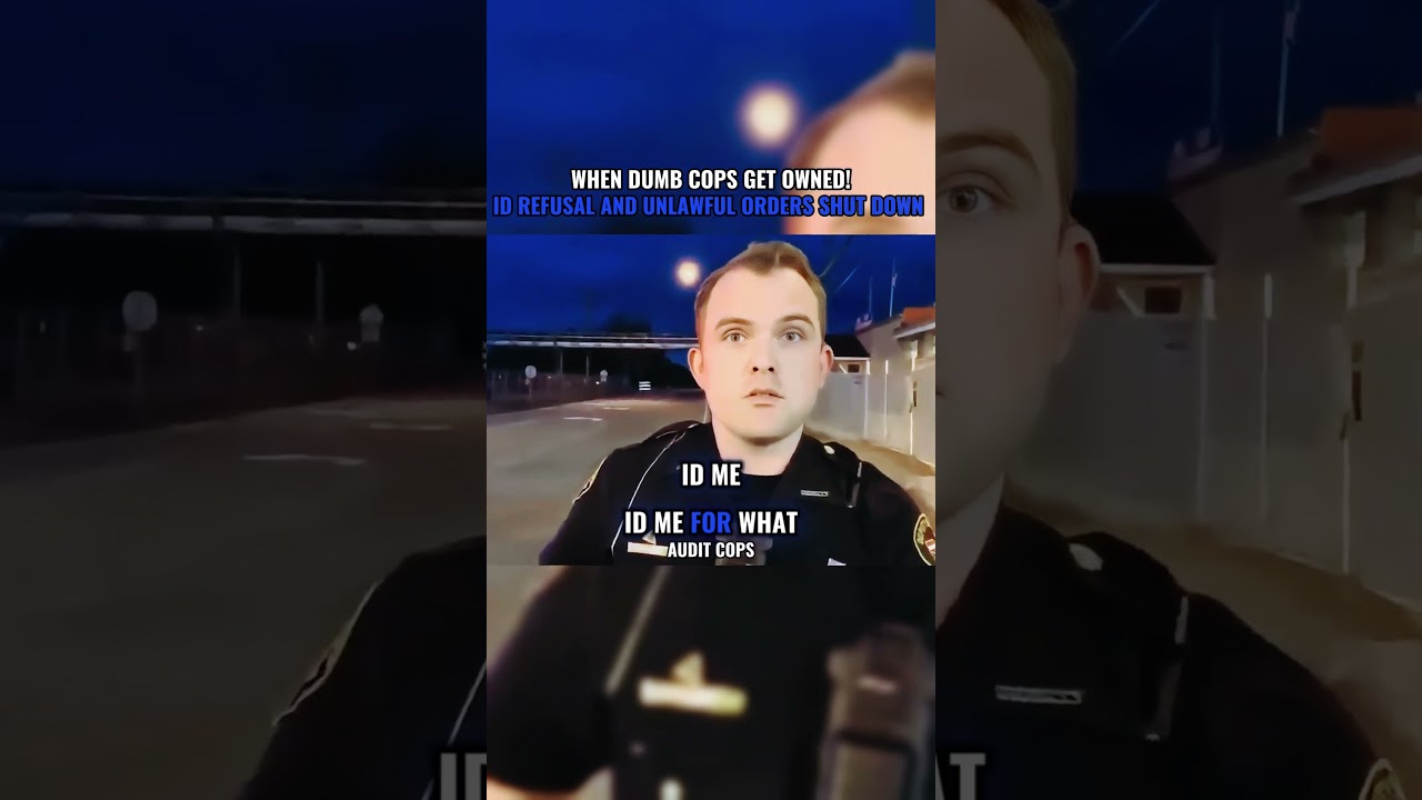 When Dumb Cops Get Owned! ID Refusal and Unlawful Orders Shut Down  First Amendment Audit #copsowned