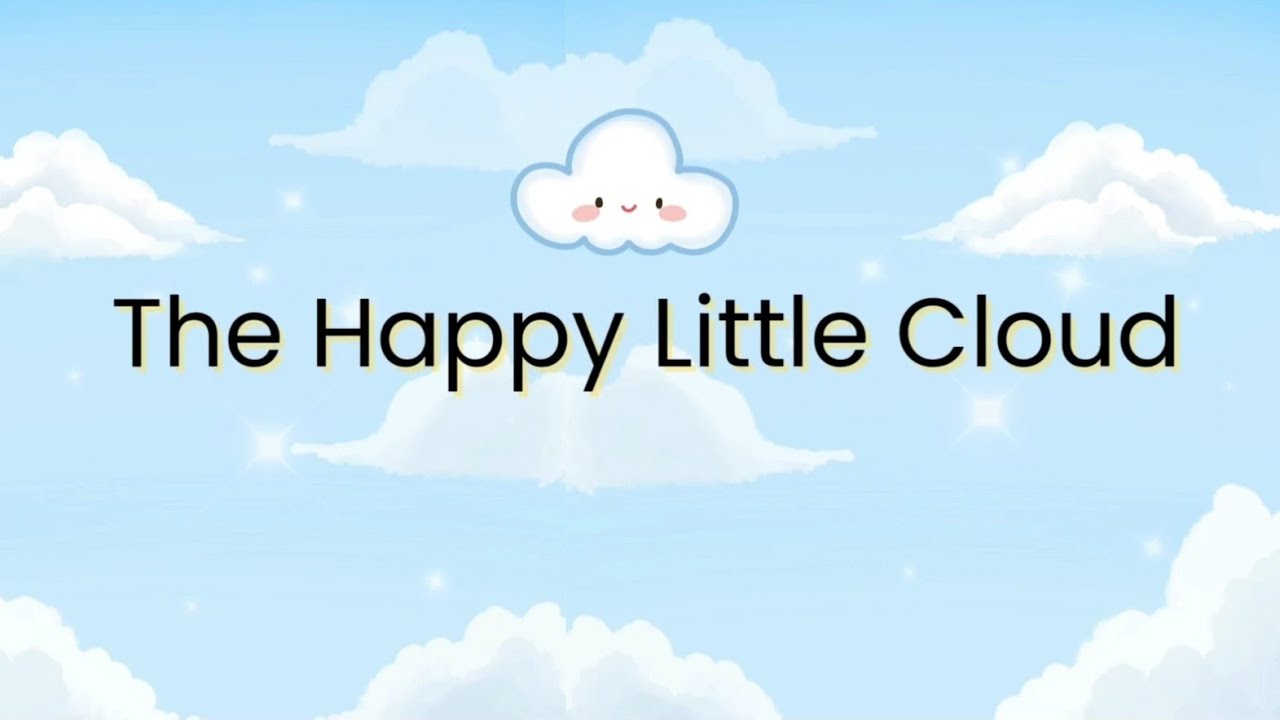 The Happy Little Cloud ☁️ | Little Cloud ☁️ | English Animated Nursery Rhymes | Poem For Kids 