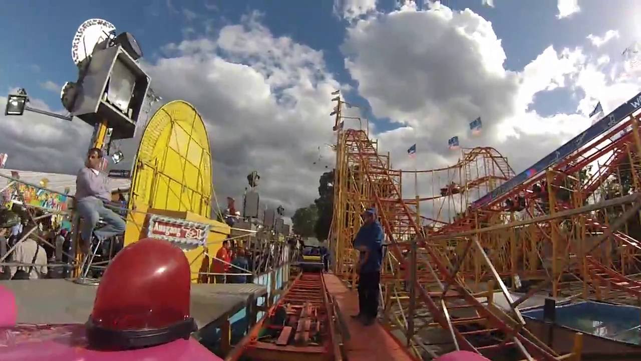 Rock & Roller Coaster - Vorlop (Onride) Video Cannstatter Volksfest Stuttgart 2016