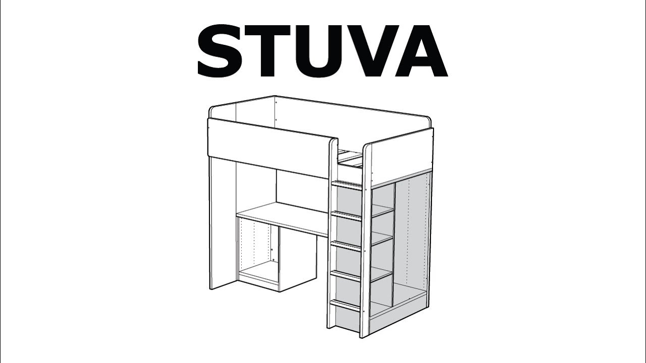 How to assemble the STUVA storage unit