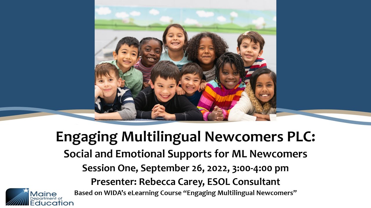 Engaging Multilingual Newcomers PLC Session One