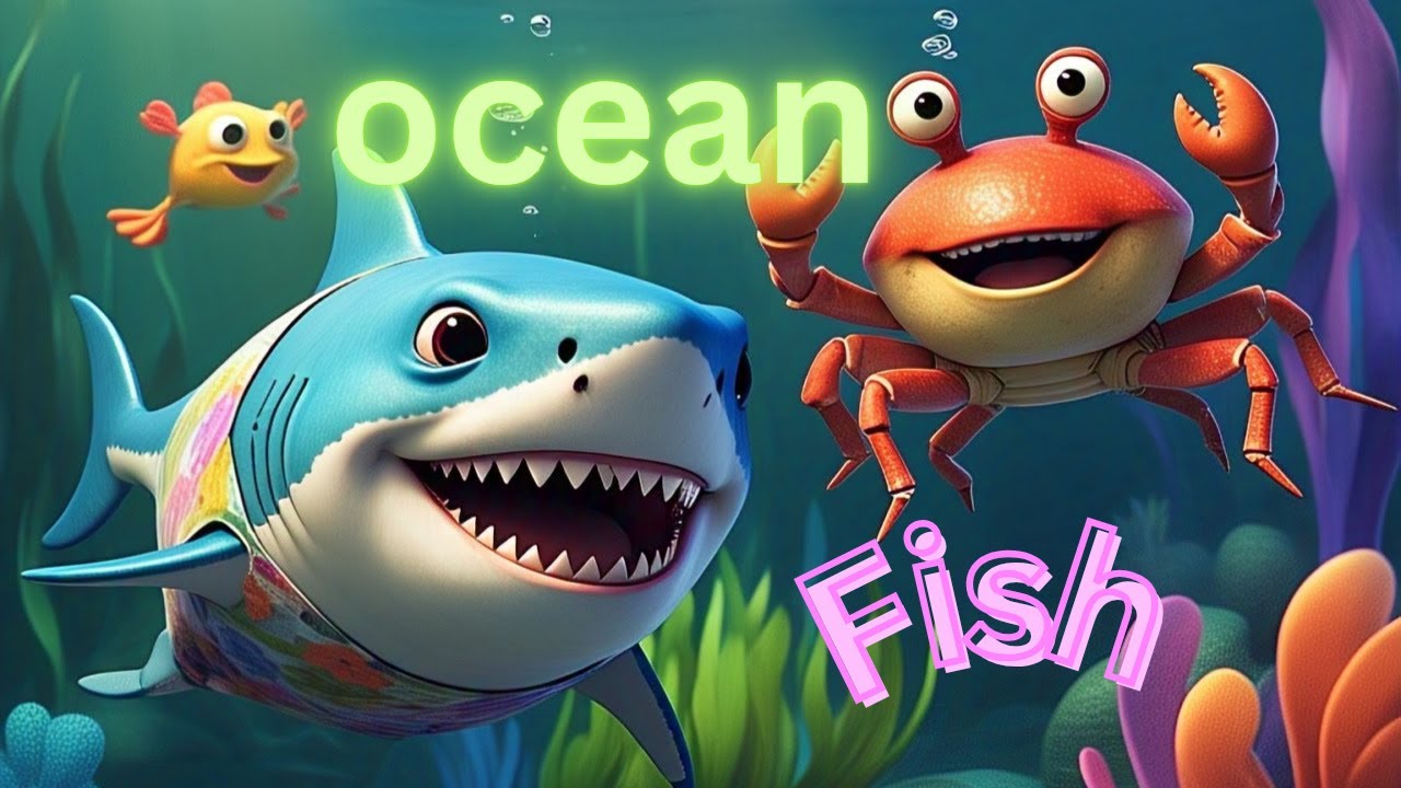 Ocean fish| @kadoo kids English nursery rhymes
