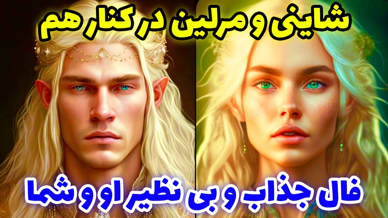 شاینی و مرلین در کنار هم - فال جذاب و بی نظیر او و شما @merlintarott
