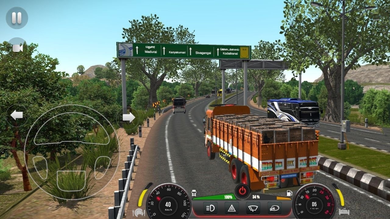 Indian Truck Simulator - Chennai to Kanyakumari Highway Road Gameplay #38