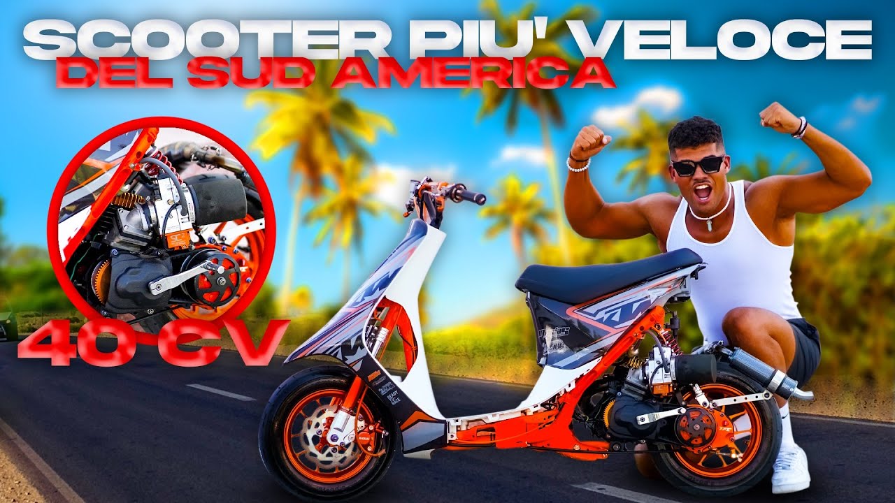 PROVO LO SCOOTER PIU' POTENTE DEL SUD AMERICA HONDA DIO 130CC + 40CV CON ETANOLO 🤯
