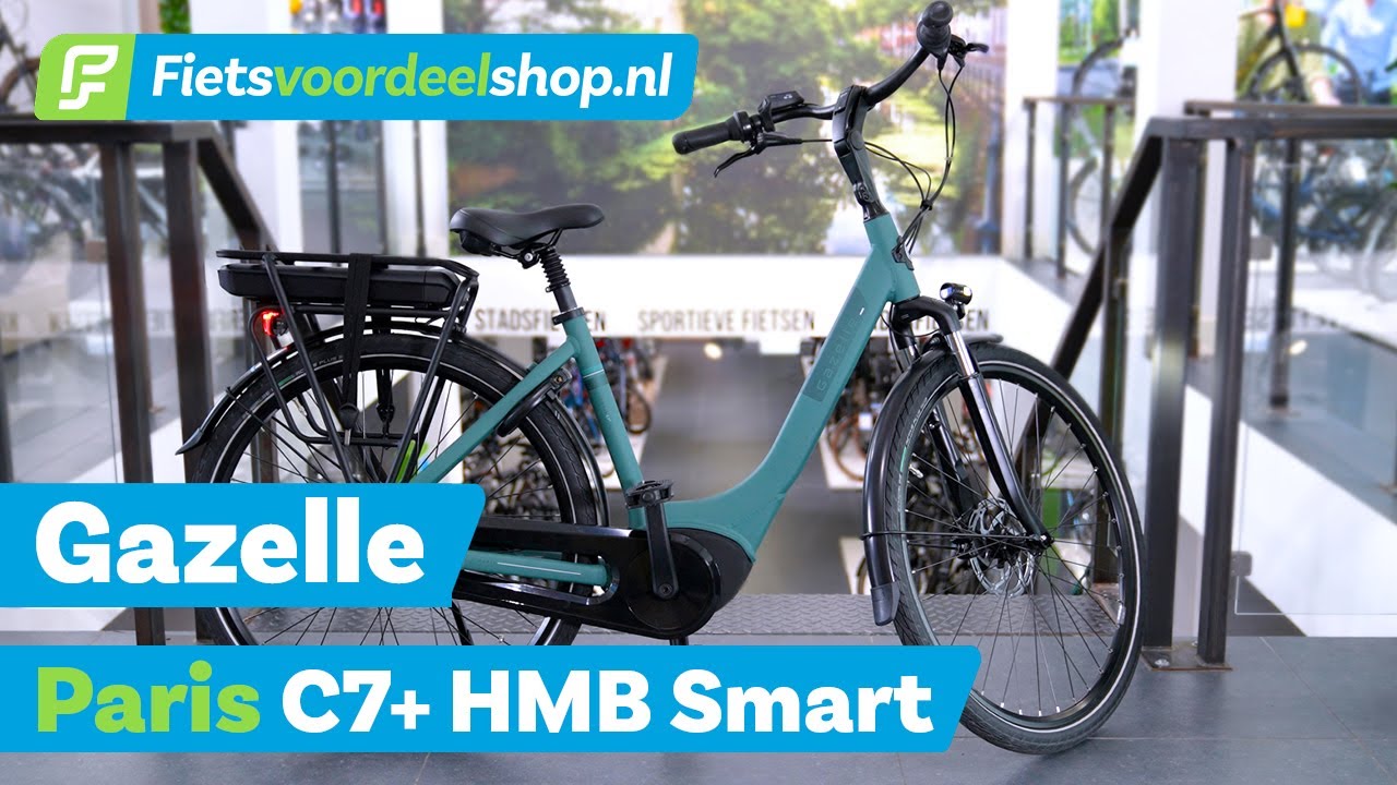 Gazelle Paris C7+ HMB Smart - Comfortabele E-bike met het Nieuwe Smart systeem van Bosch