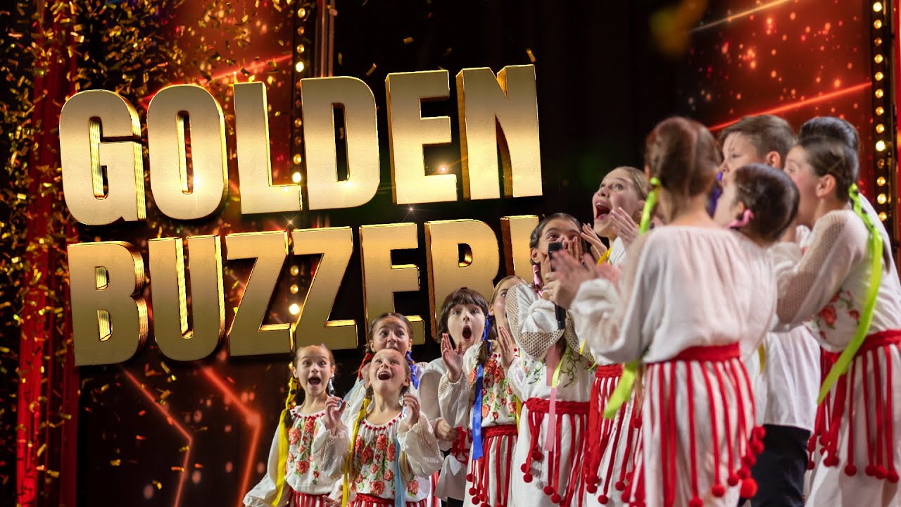 P&auml;r Lernstr&ouml;m ger sin Golden Buzzer till Ukrainska dansgruppen Children of Ukraine