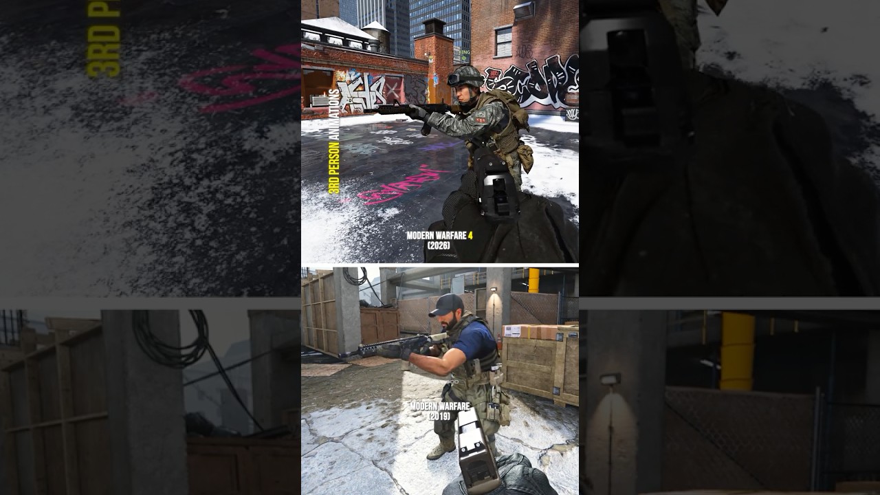 Modern Warfare 4 (2026) vs Modern Warfare (2019) - 3rd Person Animations
