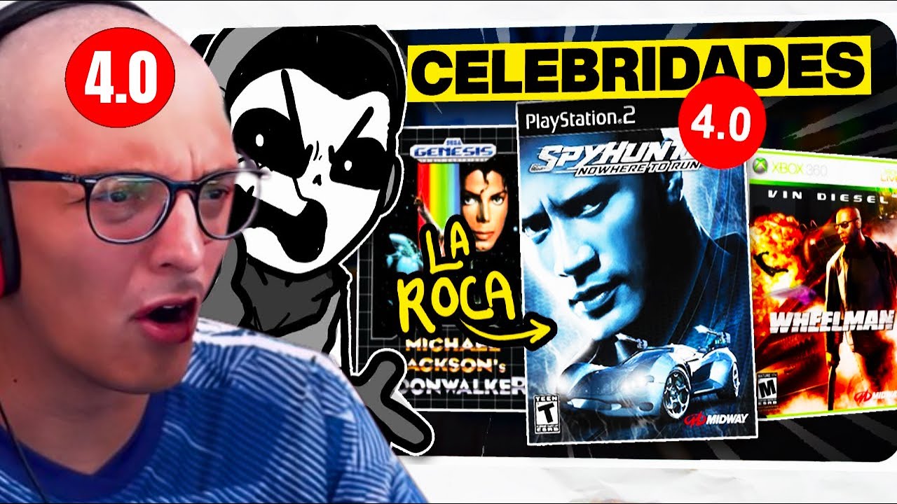 Los Peores VIDEOJUEGOS de CELEBRIDADES