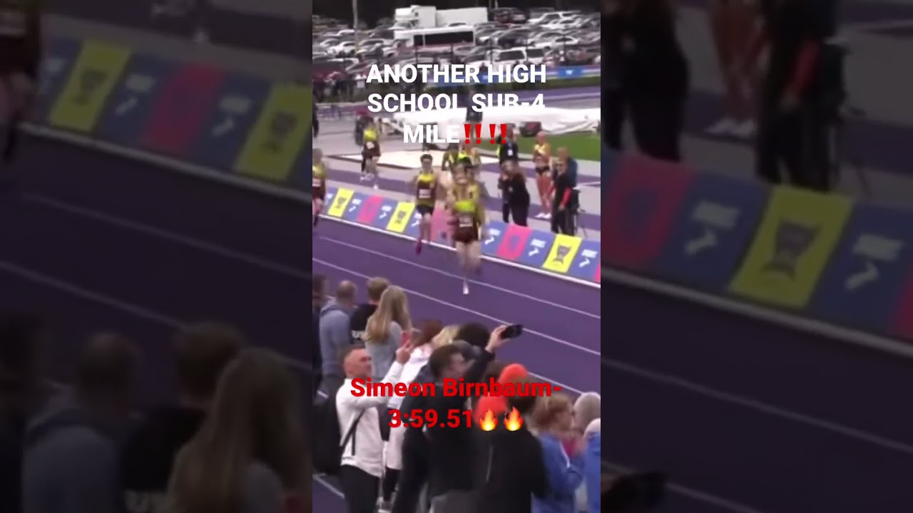 Another High school sub- 4 mile!!