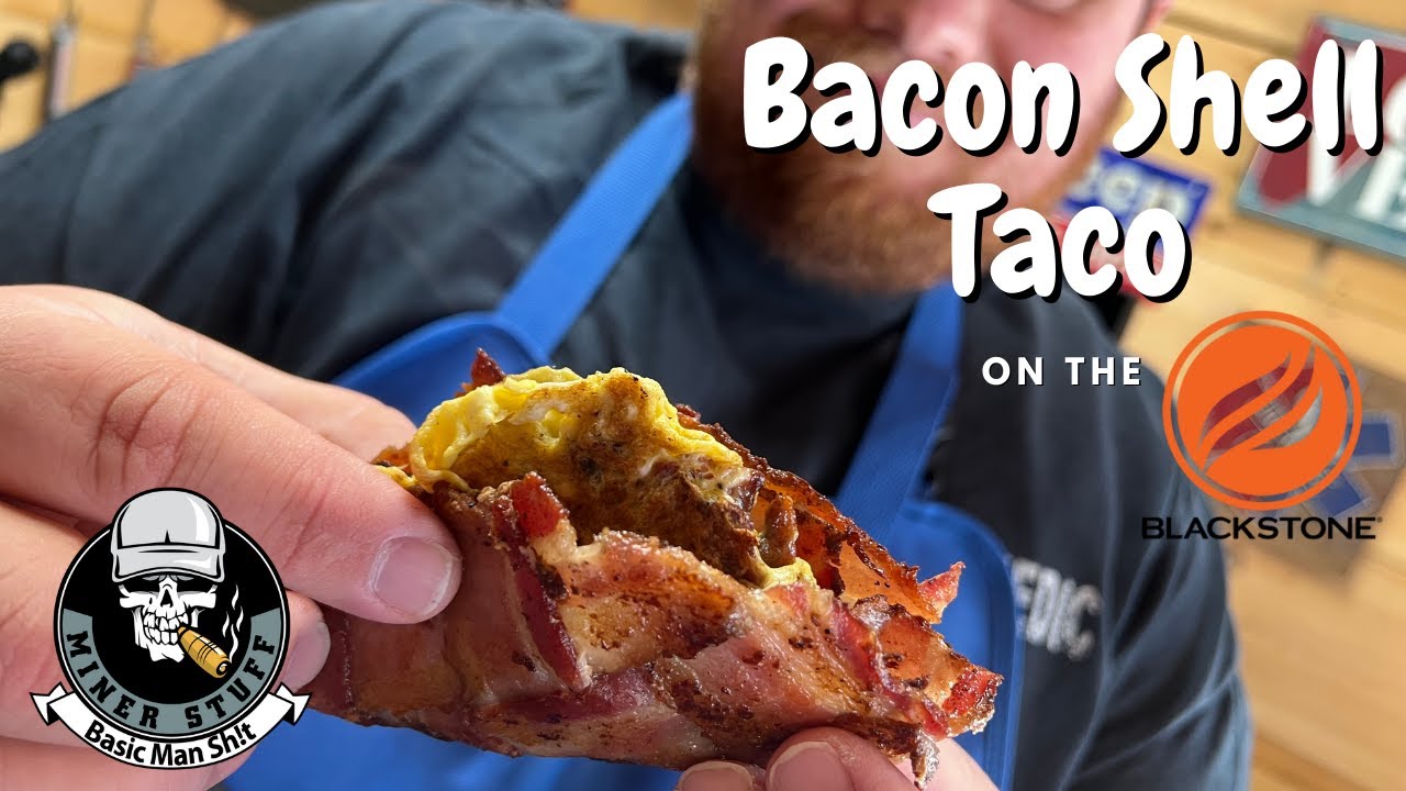 INCREDIBLE BACON SHELL BREAKFAST TACO - KETO OR CARNIVORE APPROVED