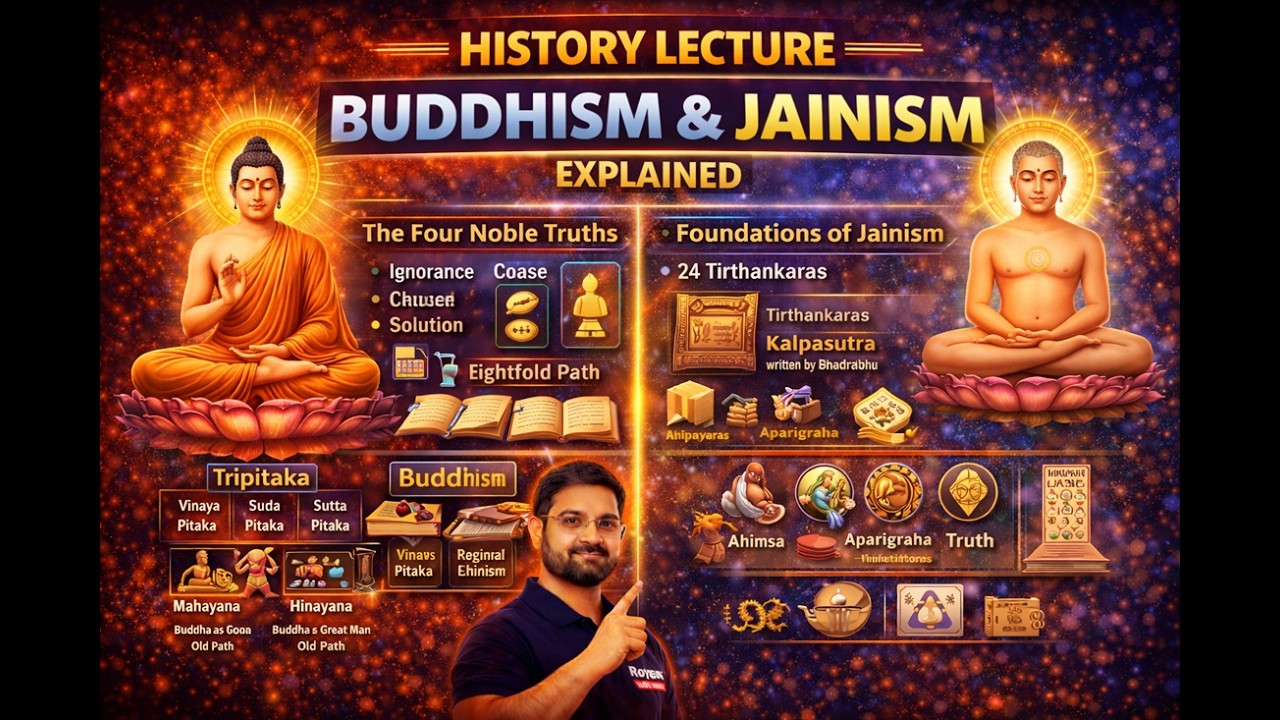 Buddhism & Jainism Explained history class 9