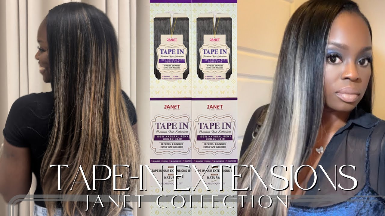 Watch me Install Tape In hair Extensions using Janet Collection | Paparazzi Allure