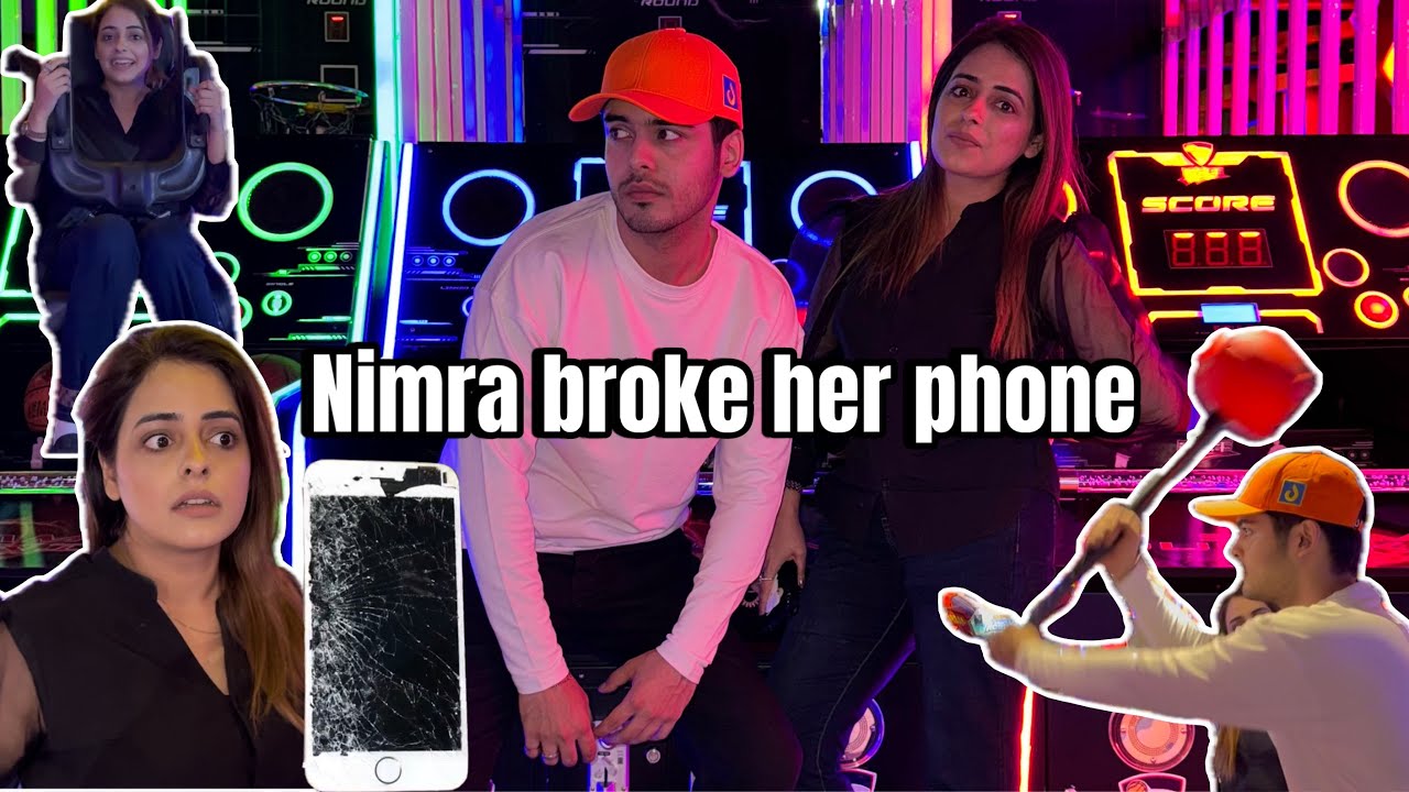 FUN PLACE TO VISIT IN LAHORE | Nimra broke her phone at Playdium.