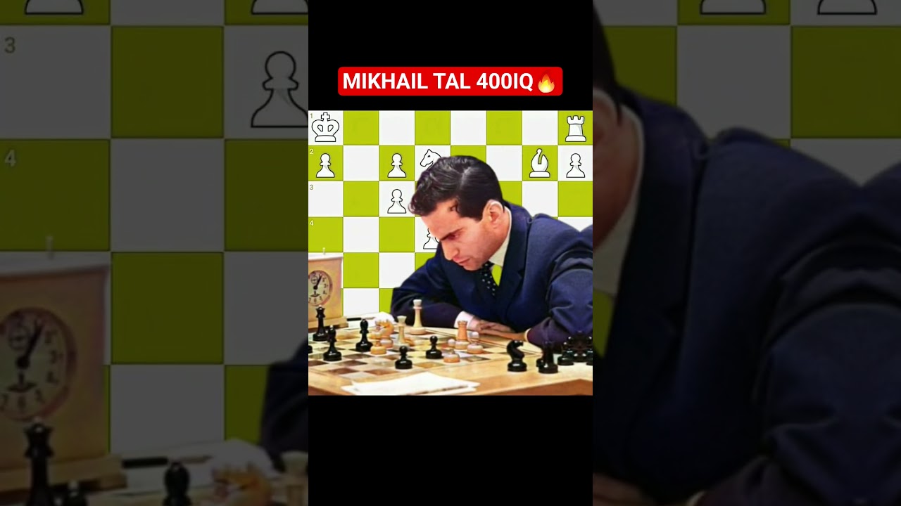 400IQ MIKHAIL TAL #chess #siciliandefense #chessgrandmaster #mikhailtal