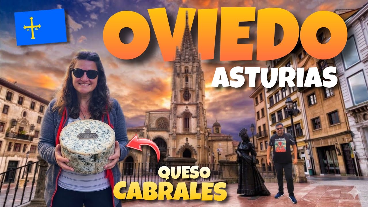 La MEJOR COMIDA de ASTURIAS! Quesos y algunos dulces...