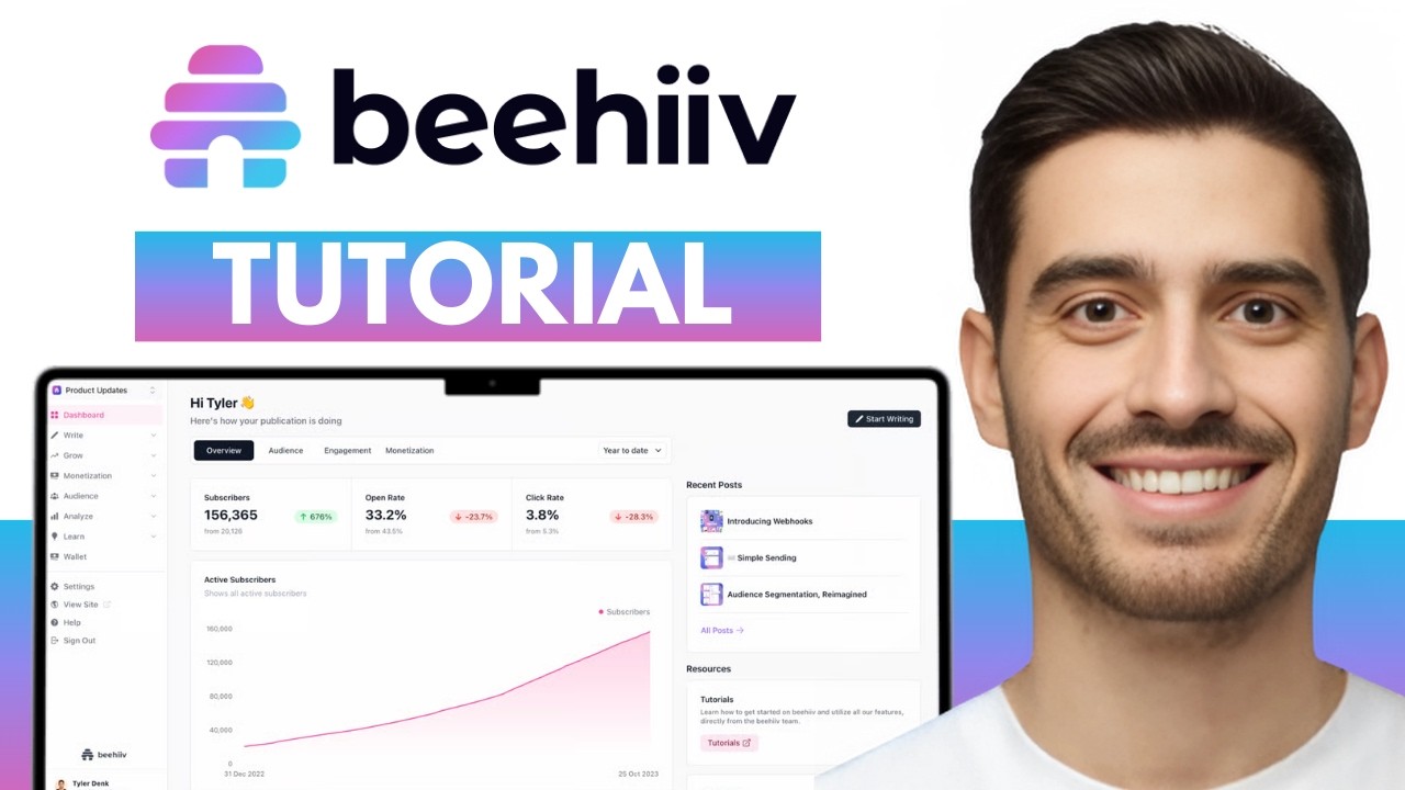 Beehiiv Tutorial (2026) | How To Start a Newsletter With Beehiiv