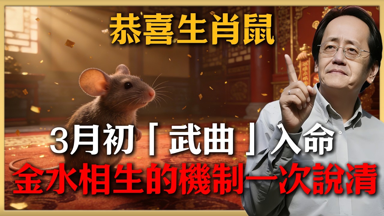 恭喜生肖鼠！2026年3月初「武曲」入命，這7天是暴富關鍵，不行動財富將擦肩而過！#倪海廈 #命理 #生肖 #運勢