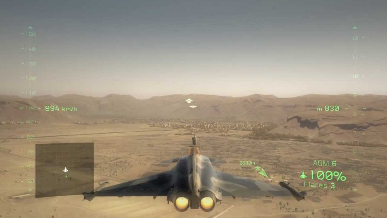 HAWX 2 Free Flight: Dassault Rafale M Take-off From Burj Al Nasr Airfield