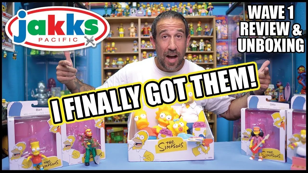 Новые игрушки Симпсоны от JAKKS Pacific Wave 1. Обзор и открытие!!!