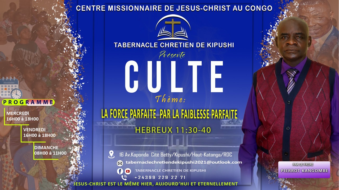VENDREDI 13-02-2026  Fr. PIERROT KANGOMBE  