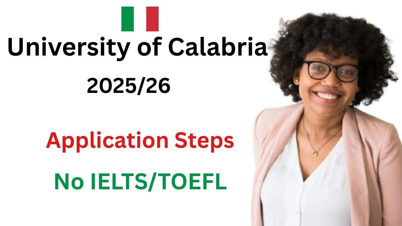 University of Calabria Italy 2025/26 | No IELTS/TOEFL