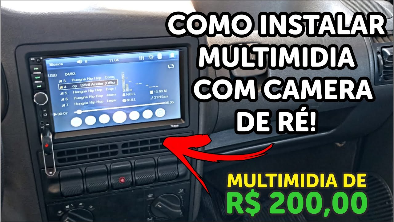 COMO INSTALAR MULTIMÍDIA 2 DIN (GOL G2)