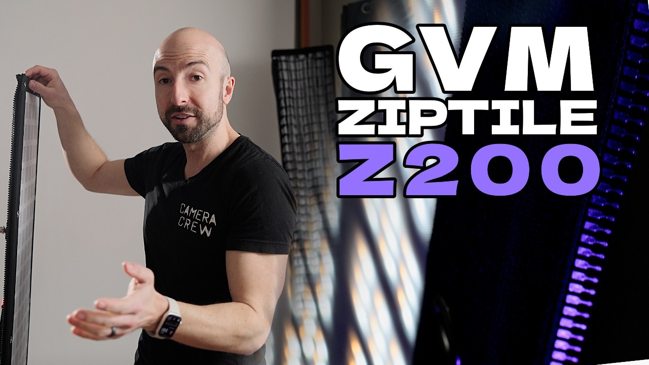 A Powerful Flat Light With ZIP - GVM Ziptile Z200 Light Panel Review