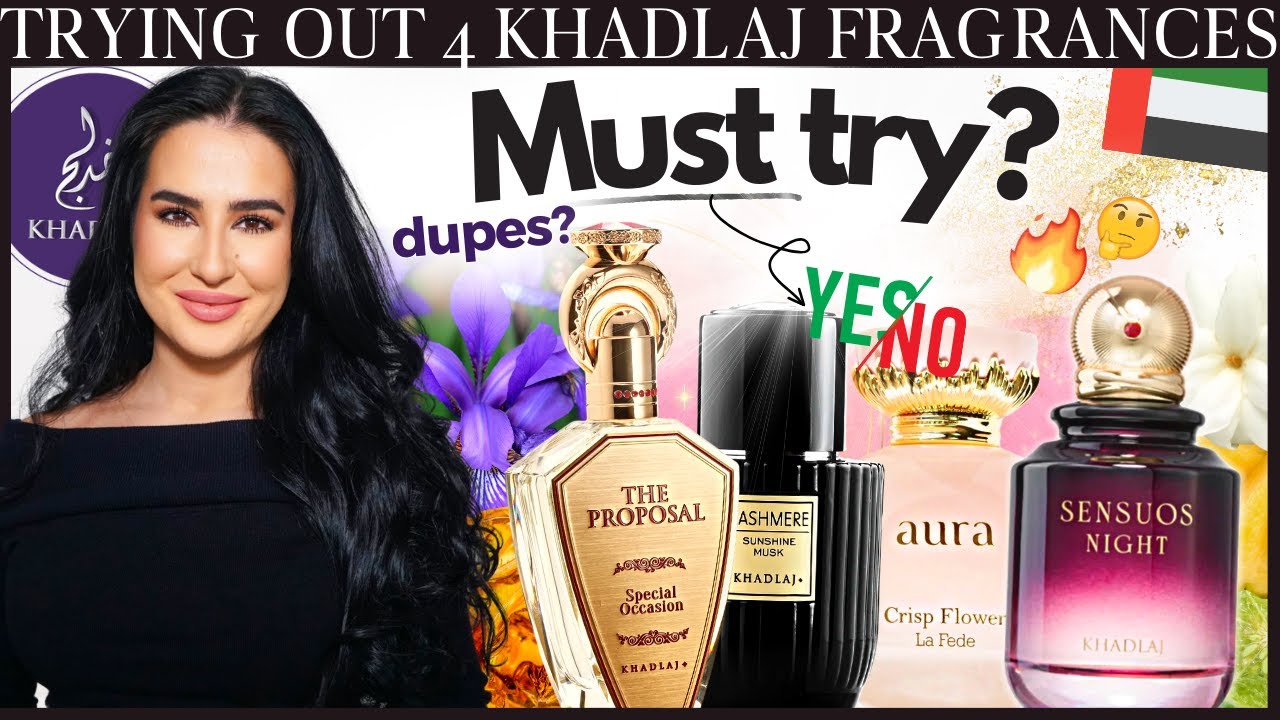 #chattyReviews ✨TRYING OUT 4 KHADLAJ fragrances - Sensuous Night, The Promise Special Ocassion &more