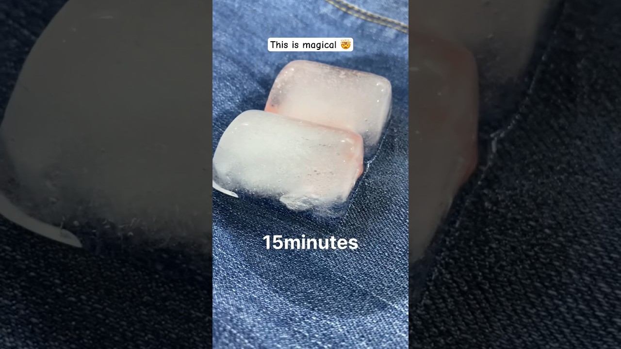 Remove bubble gum from your clothes 🤯