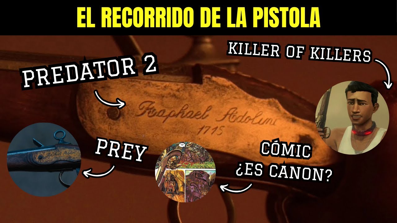 RAPHAEL ADOLINI 1715 | El Recorrido de la Pistola en la Saga PREDATOR | &iquest;El c&oacute;mica es canon?
