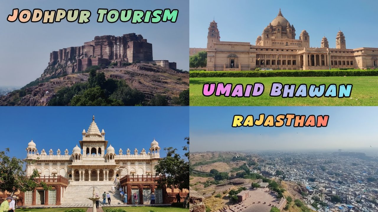 Jodhpur Tourism/ Rajasthan/ Umaid Bhawan/ Mehrangarh Fort/ Mandore Garden/ Jaswant Thada/ Tower 