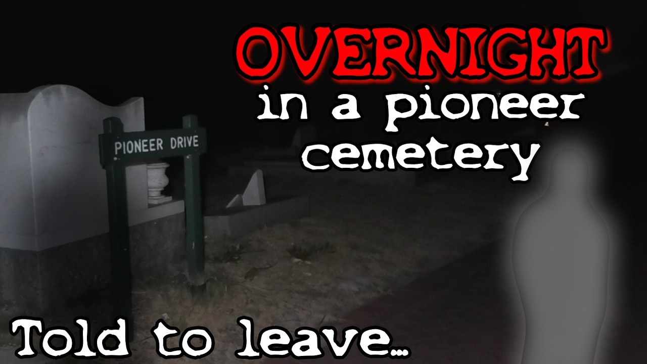 We were told to LEAVE | Midnight at a Haunted Pioneer Cemetery