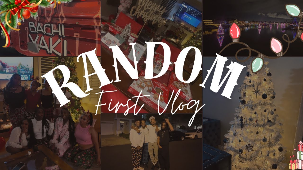 Random First Vlog | school life, winter break, girl maintenance, Christmas parties/festivities.