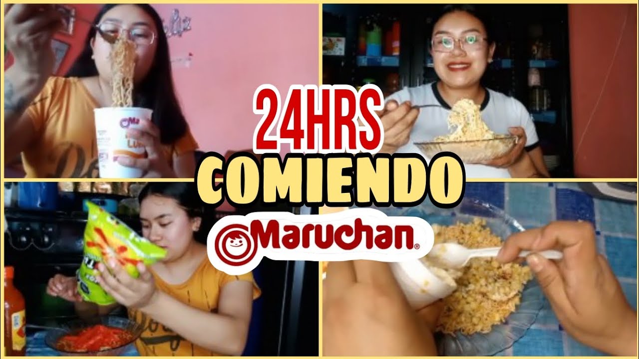 24 HRS COMIENDO MARUCHAN 🍜🌶️