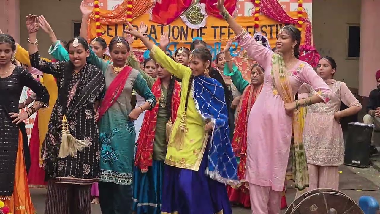 Senior Section Teej Celebration at Saffron Sen Sec School, Gharachon 